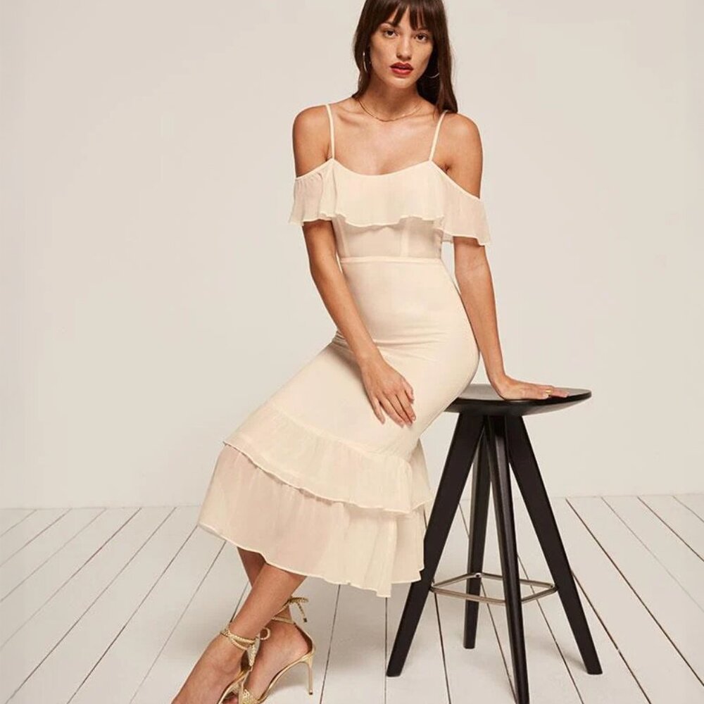 Reformation Odessa Midi Dress